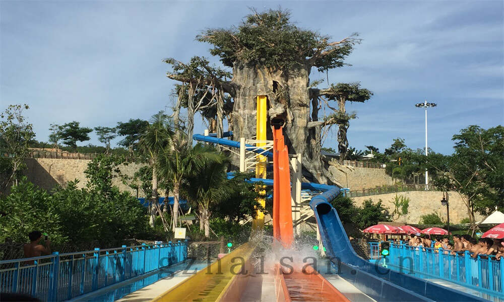 水上乐园服务游客的概念