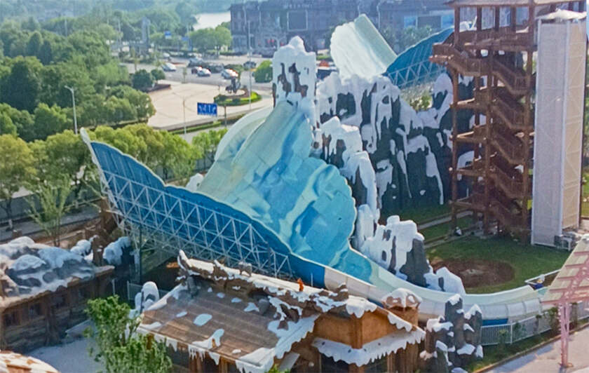 赣中首座综合性现代主题乐园！江西吉安欢乐世界水上游乐设备进入试滑验收阶段